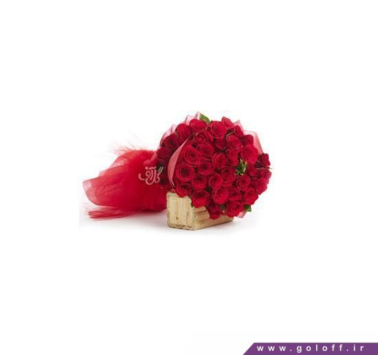 سفارش دسته گل اینترنتی - دسته گل رز قرمز آبران - Abran | گل آف